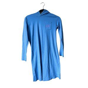 Blue girls Vineyard vines hooded dress - XL